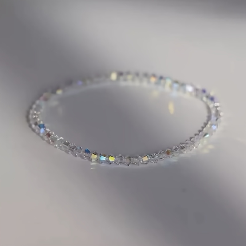2pc Ultra-Thin Translucent White Bracelet Hand Chain Set